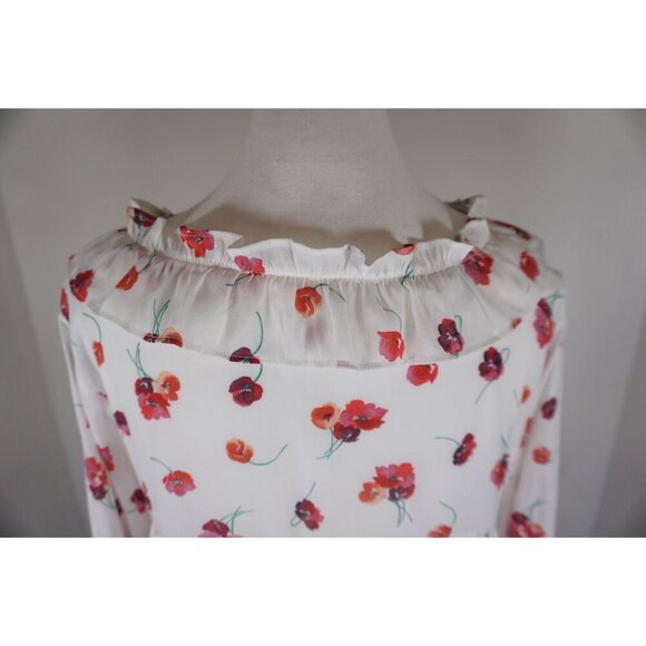 Gap Women's Floral Long-Sleeve Zen Top, Size S - Picture 9 of 15